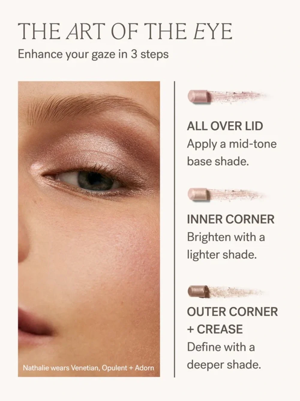 ILIA award winning eye stylus shadow stick in FAUN — Matte Soft Nude Brown